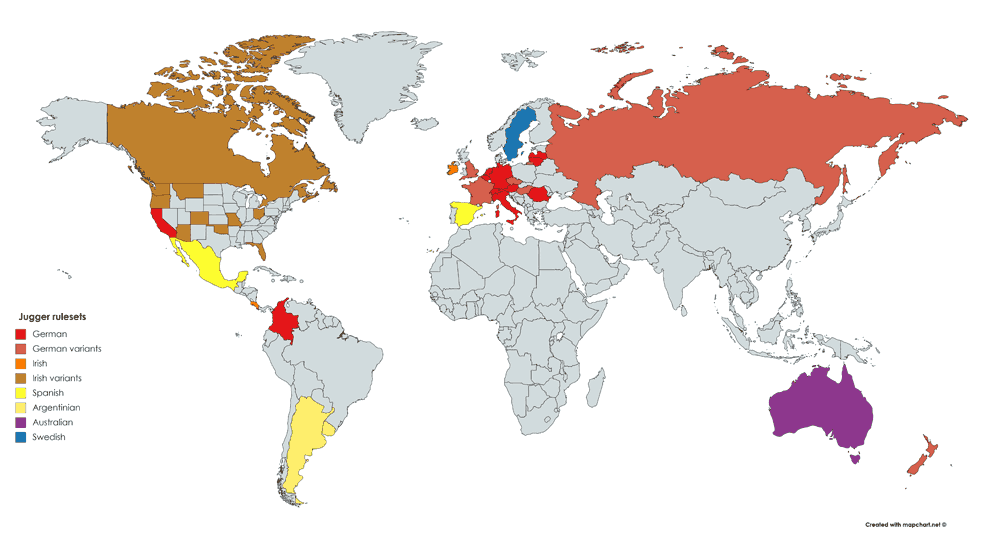 International Jugger Rulebooks